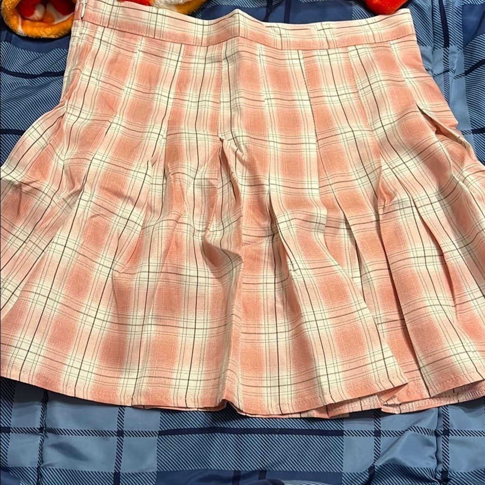 Plaid Pink Costume Skirt​ - Picture 3 of 4